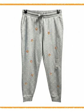🆕 Old Navy Mid-Rise Rainbow Embroidered Joggers For Women-Size Medium